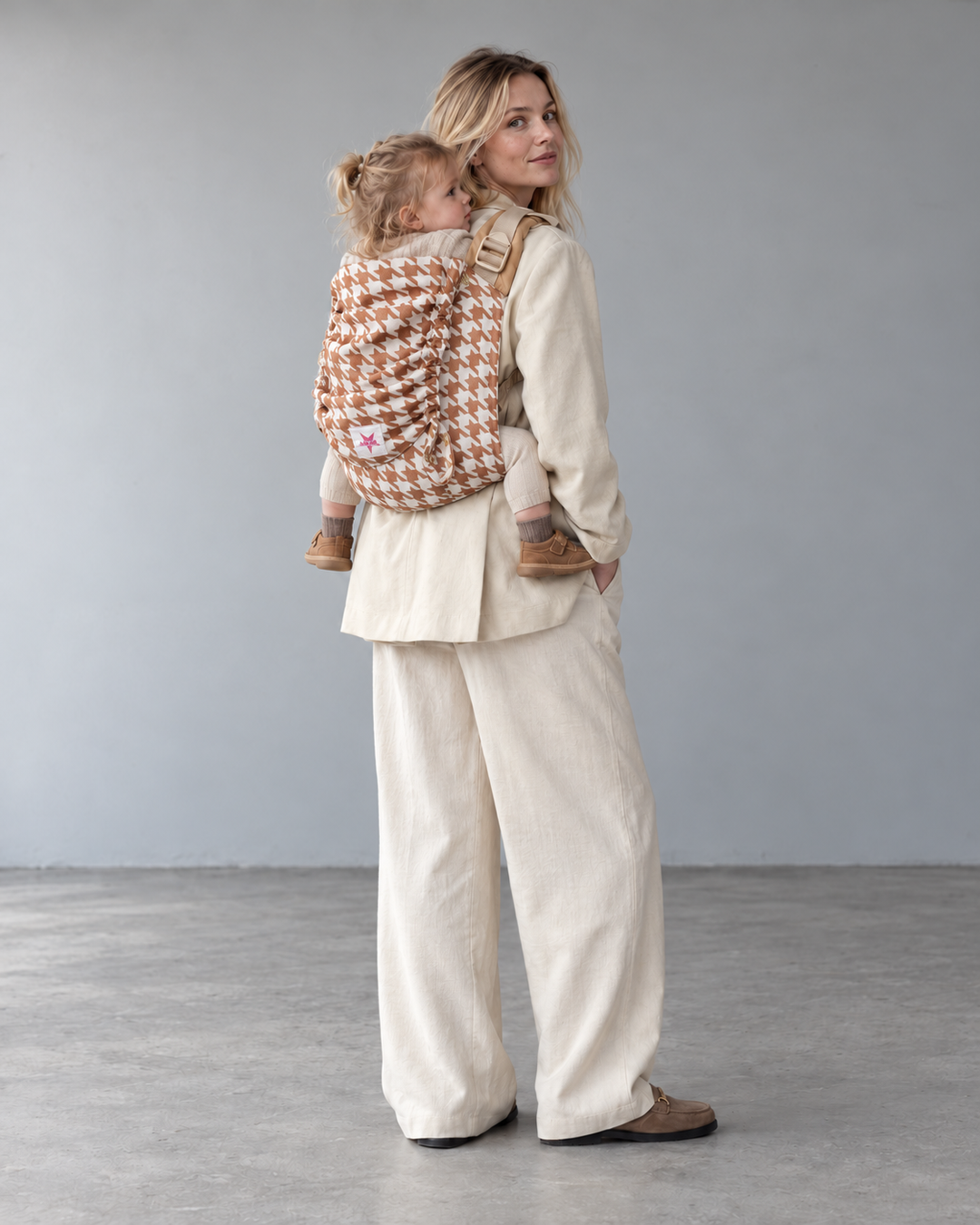 Onbu Houndstooth Latte Macchiato