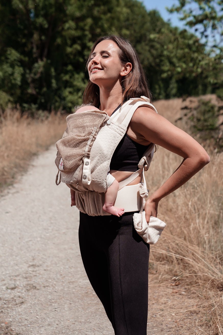 Baby Carrier Flip Performance Air Heart2Heart Cream - KOKADI