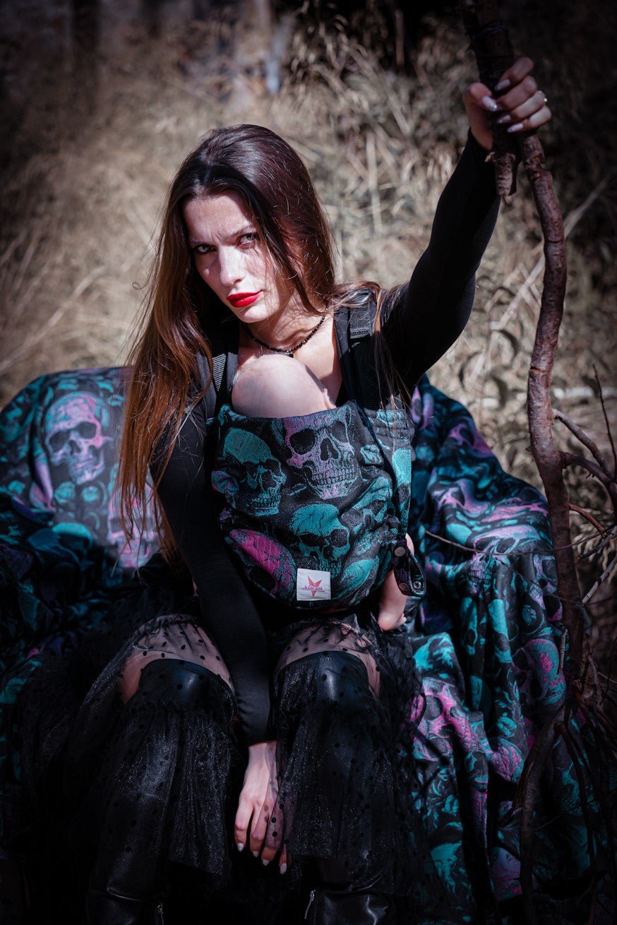 Baby Carrier Flip Scary Skulls - KOKADI