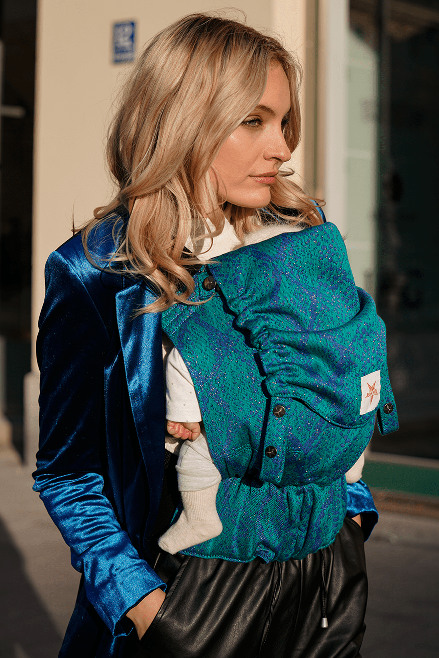 Baby Carrier Flip Snake Azzura - KOKADI