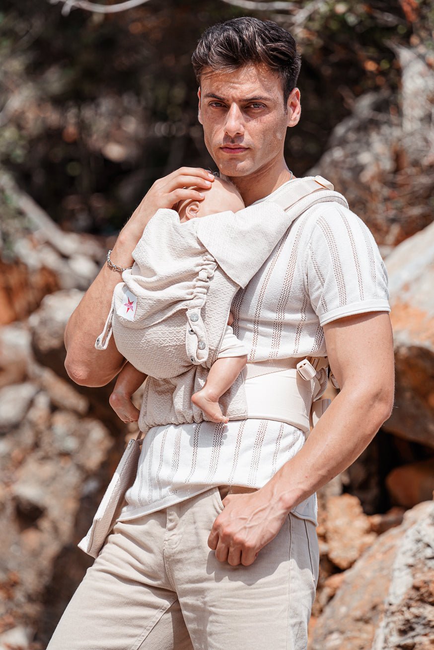 Baby Carrier Flip X Heart2Heart Cream - KOKADI