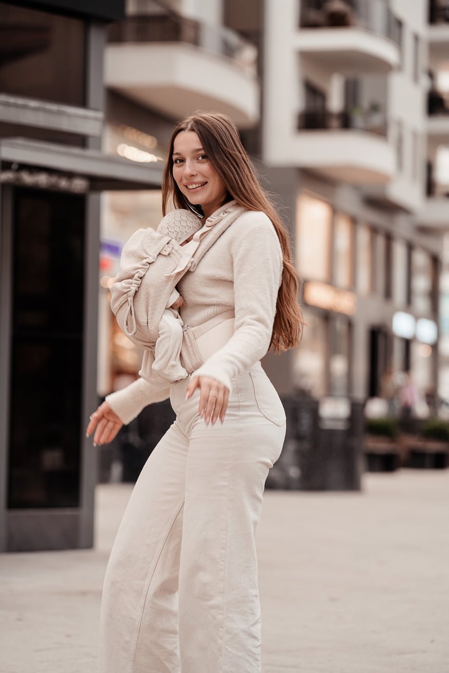 Baby Carrier Flip X Heart2Heart Cream - KOKADI