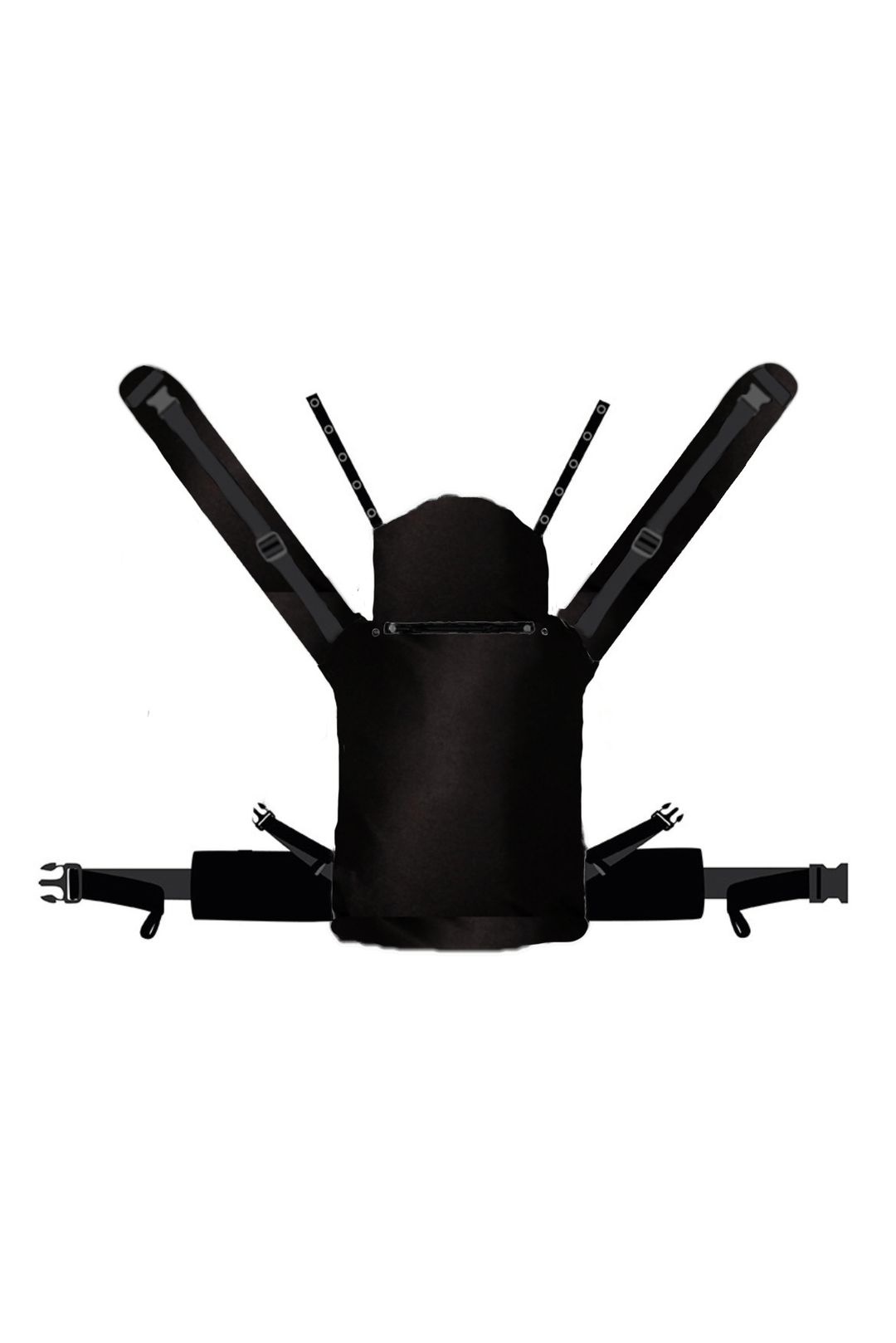 Baby Carrier Flip X Just Black - KOKADI