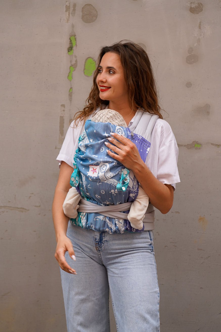 Baby Carrier TaiTai Feathers Milla - KOKADI