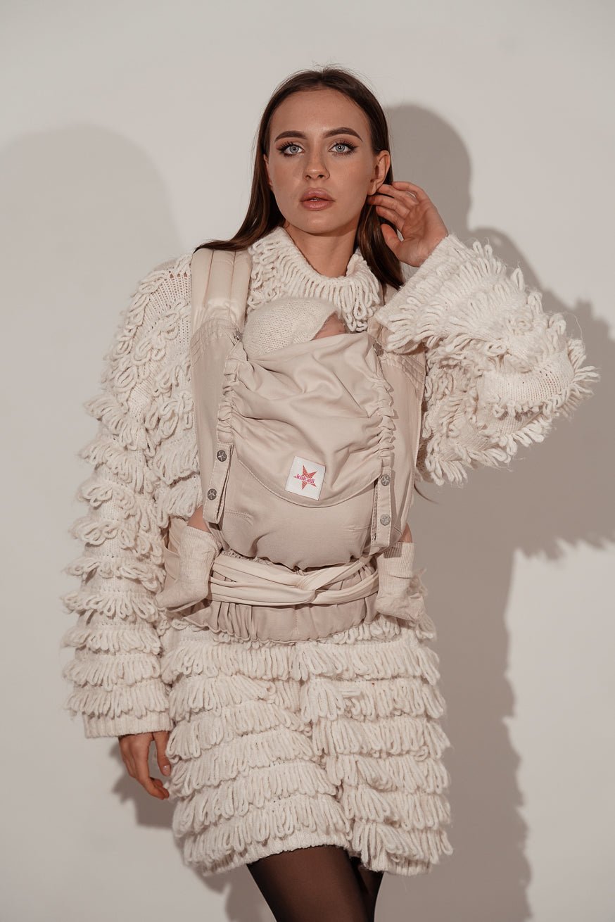 Babytrage TaiTai Heart2Heart Cream - KOKADI