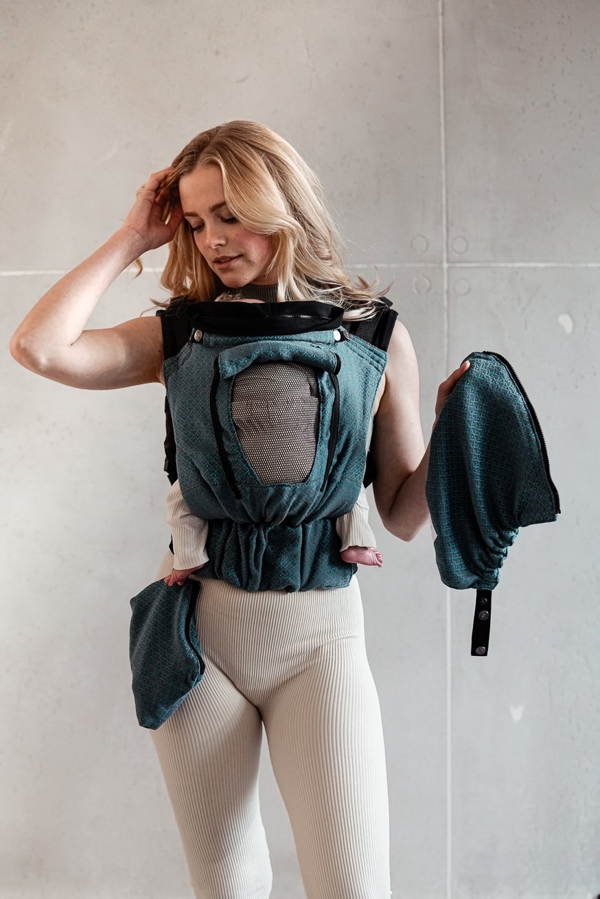 KOKADI Baby Carrier Flip Performance Air Heart2Heart Lagoon