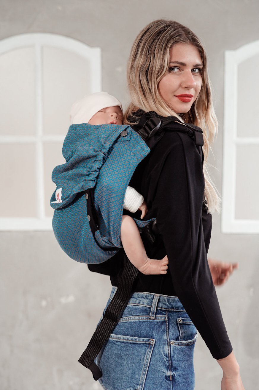 Baby Carrier Onbu Heart2Heart Lagoon - KOKADI