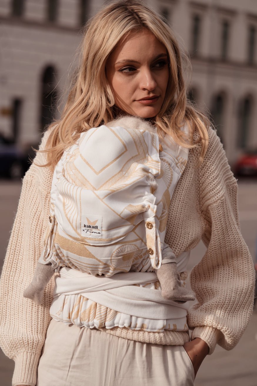 Baby Carrier TaiTai Treasure of gold by Fiona Erdmann - KOKADI