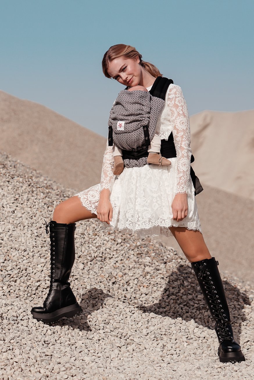 Baby Carrier TaiTai Heart2Heart Stone - KOKADI