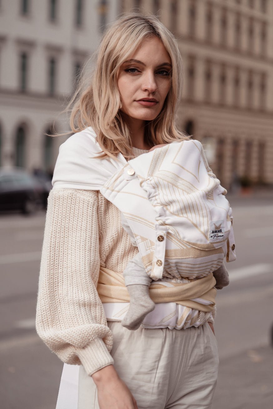 Baby Carrier WrapStar Treasure of gold by Fiona Erdmann - KOKADI