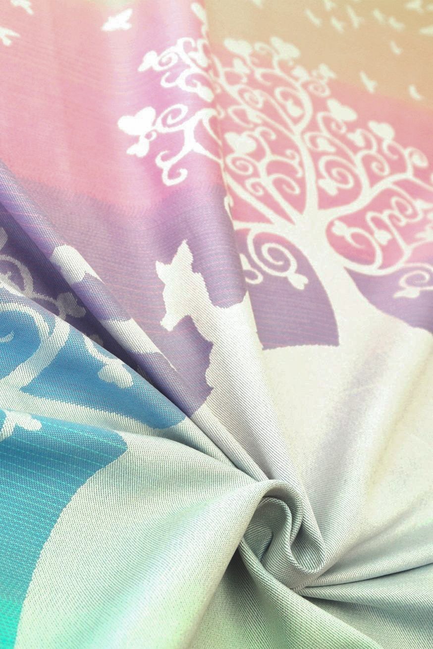 Baby Carrier WrapTai Marie in Wonderland SilverLine - KOKADI