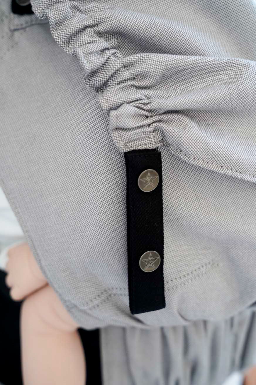 Push button male anthracite - KOKADI