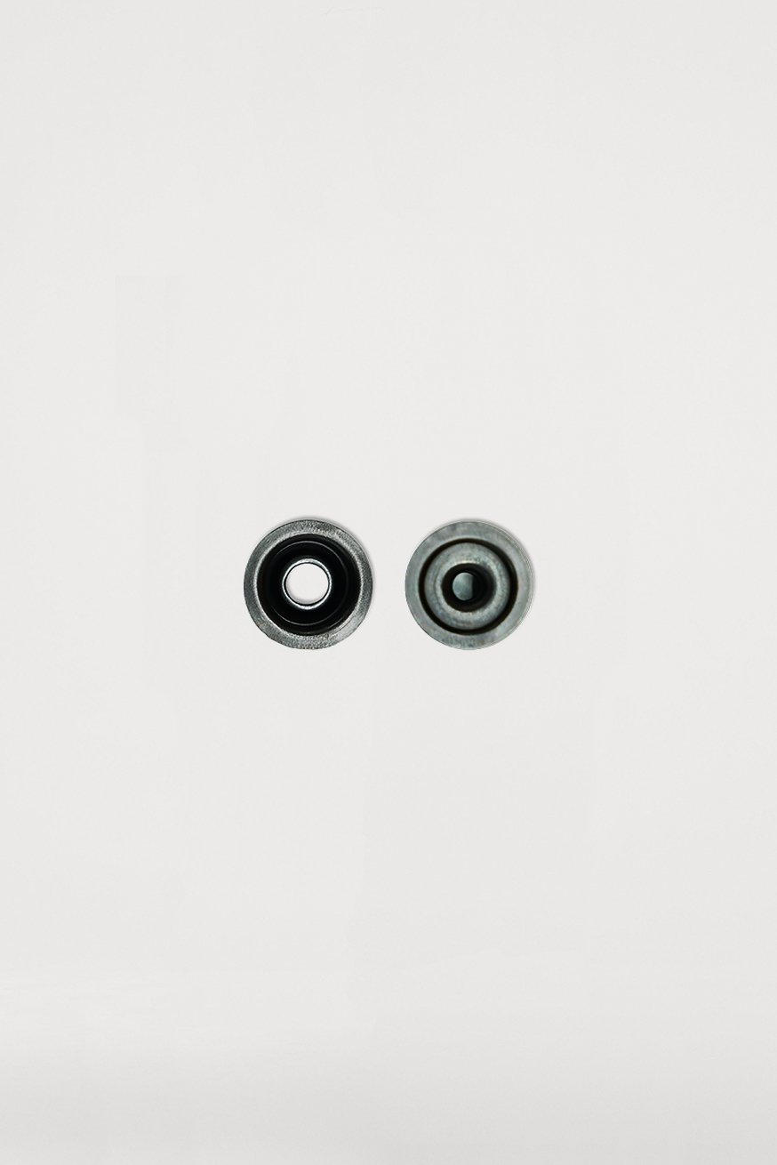 Push button male black (old) - KOKADI