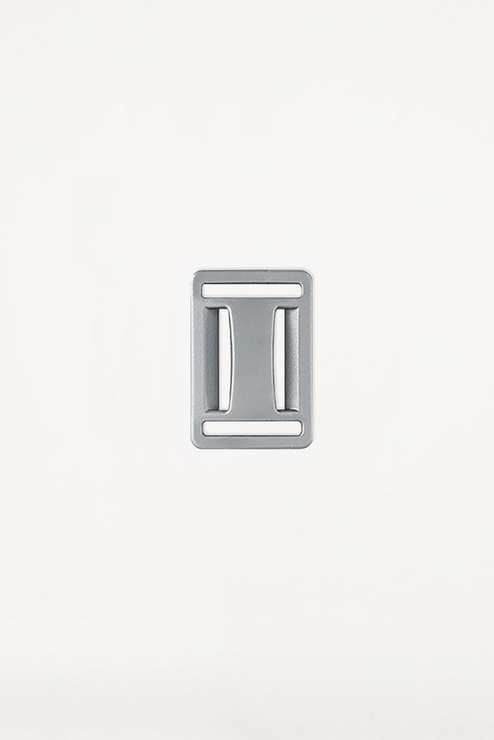 Cross buckle 25mm silver line - KOKADI