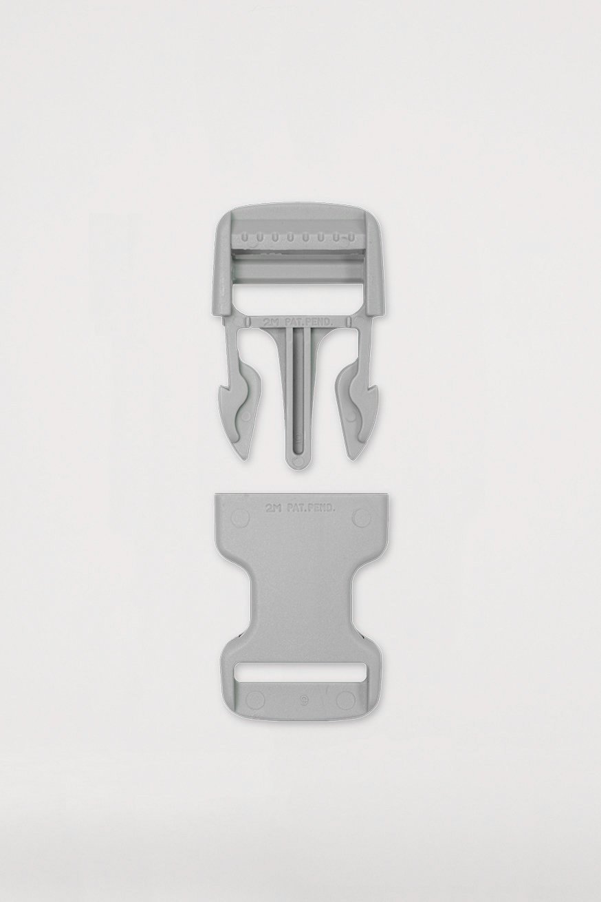 Buckle 25mm SilverLine matt - KOKADI