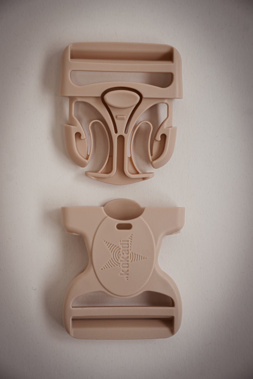 Buckle star clasp cream 50mm - KOKADI